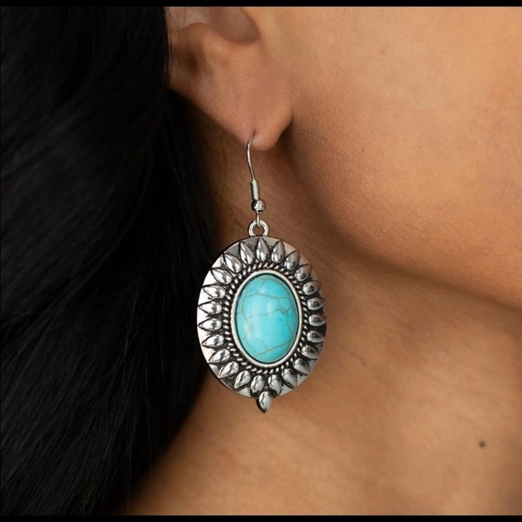 TURQUOISE OBLONG RING - Picture 6 of 7